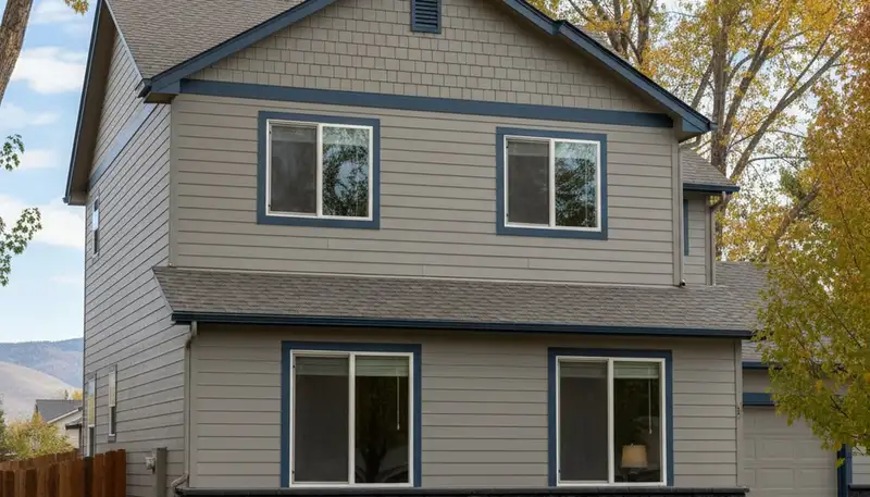 Freshly painted Boise, ID home exterior with durable, weather-resistant finish by local house painters