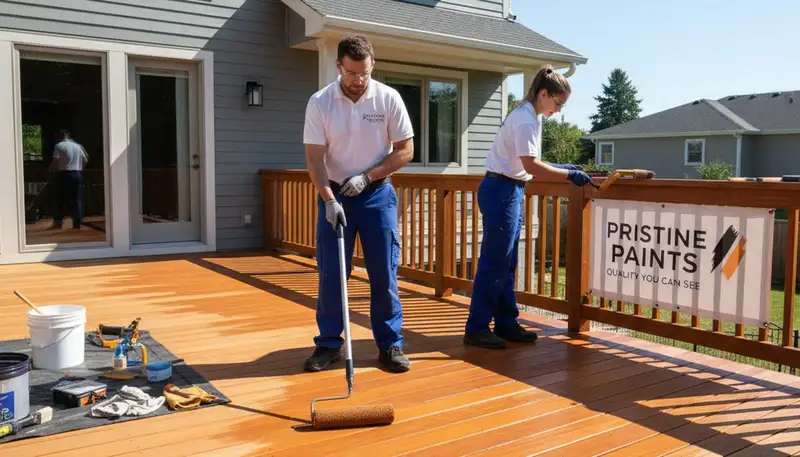 Professional deck staining and wood protection by expert house painters in Boise, ID