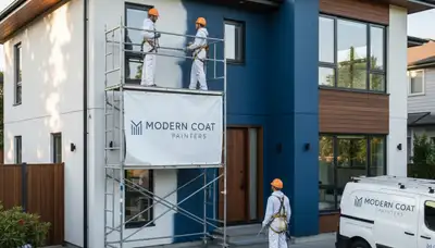 Professional exterior house painters applying durable coating in Boise, ID