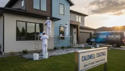 Boise, ID house painting contractor providing professional exterior and interior painting services