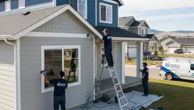 Professional house painters in Boise ID providing residential exterior painting services