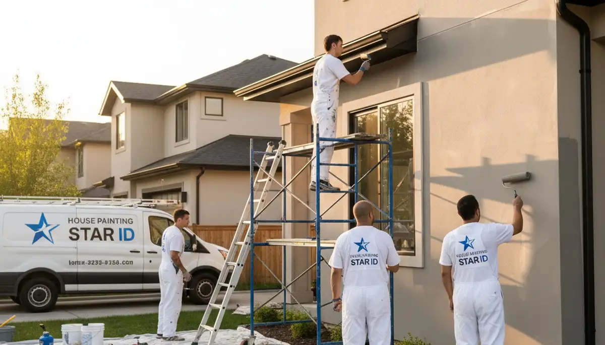 Professional house painters in Boise ID providing expert residential exterior painting services
