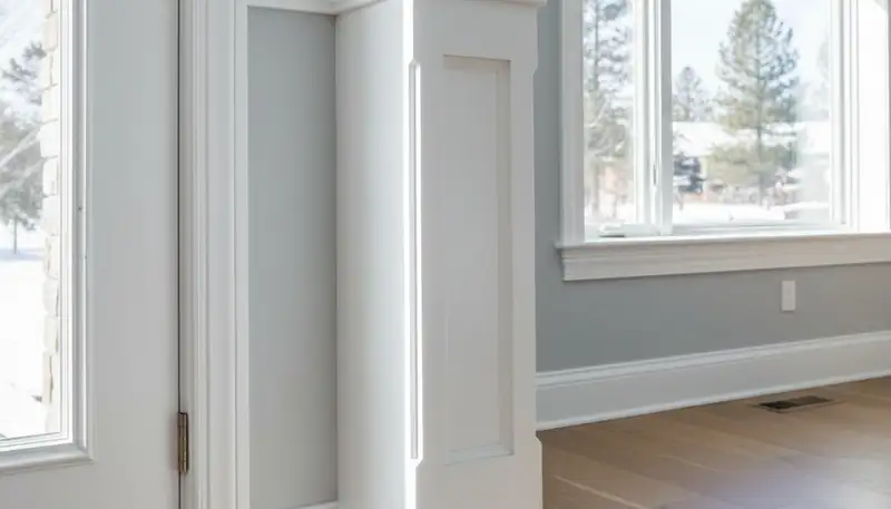 Professional interior trim painting with sharp edges enhances Boise, ID home details